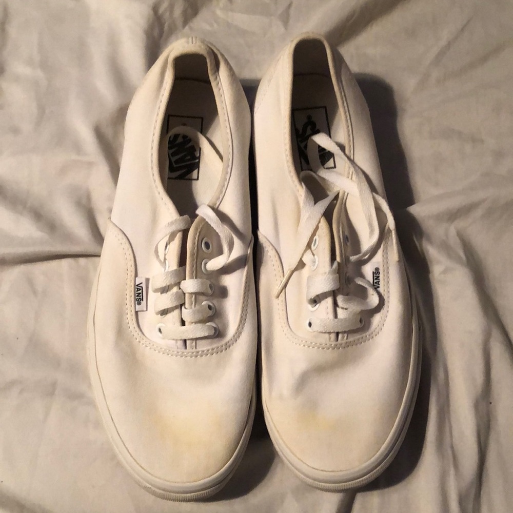 Men’s Vans White lace-up shoes Size 10.5